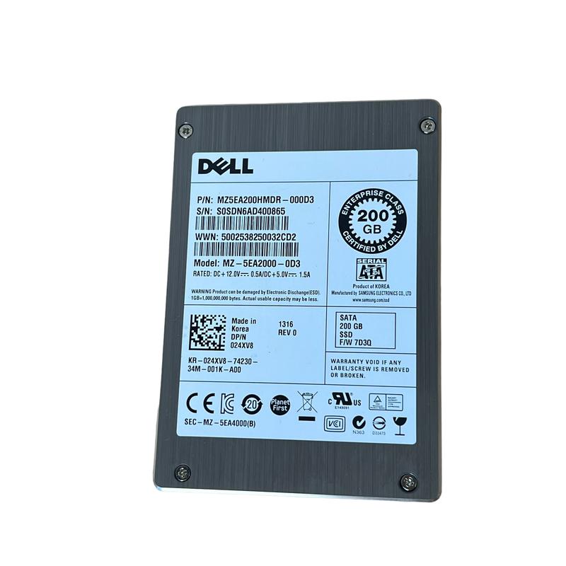 Hd Ssd 200gb Dell Mod. Mz-5ea2000-0d3 Dell Interprise - HD Externo